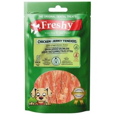 Freshy Kurutulmuş Tavuk Göğsü Dilimleri Köpek Ödülü 100 gr