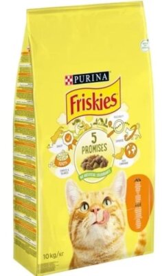 Friskies Üriner Destekli Tavuklu ve Sebzeli Kedi Maması 10 kg