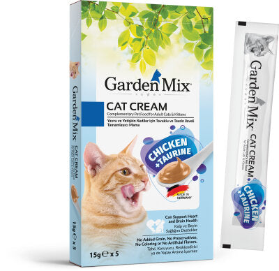 Garden Mix Tavuk ve Taurinli Krema Kedi Ödülü 15 gr 5'li