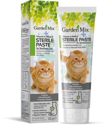 Garden Mix Kısırlaştırılmış Kedi Multivitamin Macunu 100 gr