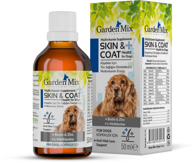 Garden Mix Biyotinli Köpek Tüy Sağlığı Damlası 50 ml