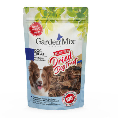 Garden Mix %100 Doğal Kurutulmuş Dana Akciğer Köpek Ödülü (80 gr)