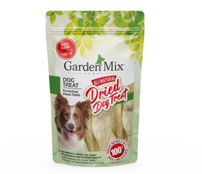 Garden Mix %100 Doğal Kurutulmuş Kuzu Kulak Köpek Ödülü (100 gr)