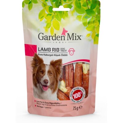 Garden Mix Fırında Kavrulmuş Kuzu Kaburgalı Köpek Ödülü 75 gr