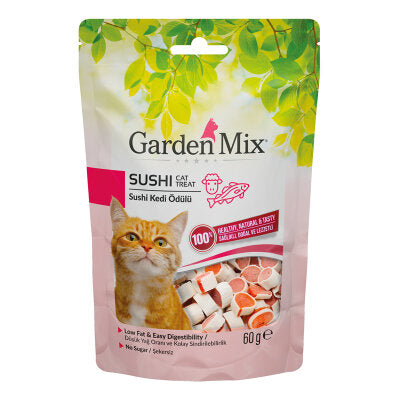 Garden Mix Kuzulu Sushi Kuru Kedi Ödülü 60 gr
