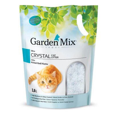 Koku Kontrollü Silika Kristal Kedi Kumu 3,8 L / 1,4 kg