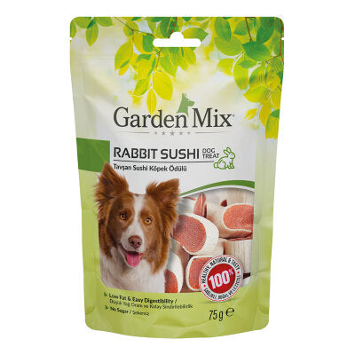 Garden Mix Tavşan Sushi Köpek Ödülü (75 gr)