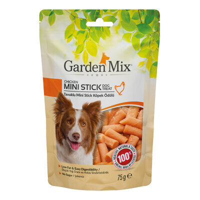 Garden Mix Tavuklu Mini Çubuk Köpek Ödülü 75 gr