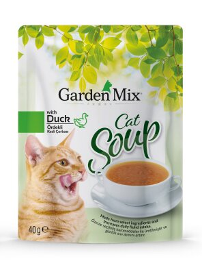 Garden Mix Ördekli Sıvı Kedi Çorbası 40 gr