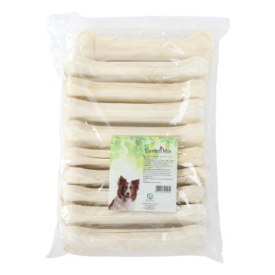Garden Mix Sütlü Deri Köpek Çiğneme Kemiği (21 cm, 10'lu)