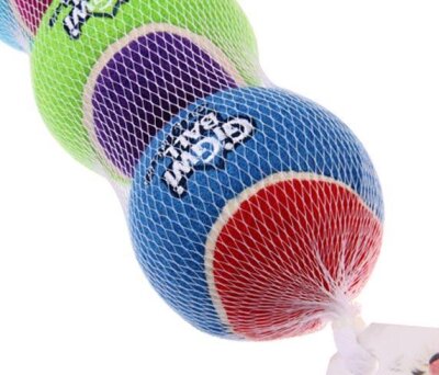 Gigwi Sesli Tenis Topu Köpek Oyuncağı 3'lü (L) 8 cm