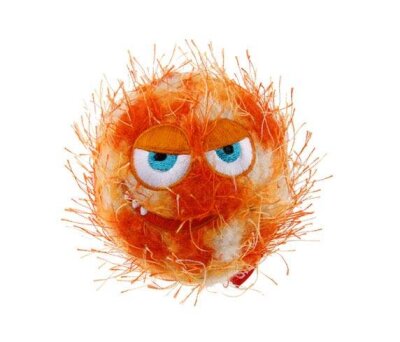 Gigwi Crazy Ball Sesli Köpek Oyun Topu 6 cm (Turuncu)