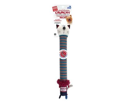 Gigwi Kedi Şeklinde Sesli Köpek Peluş Oyuncağı 34 cm