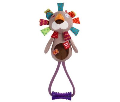 Gigwi Plush Friendz Öten Diş Kaşıyıcılı Peluş Aslan 35 cm