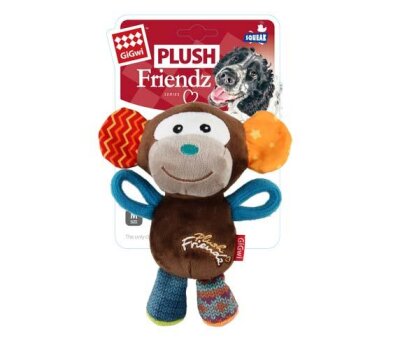 Gigwi Sesli Maymun Peluş Köpek Oyuncağı