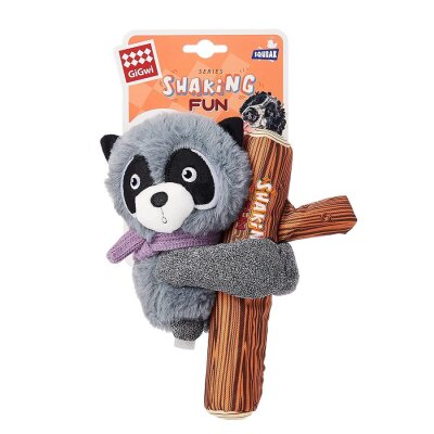 Sesli Rakun Peluş Köpek Oyuncağı (Diş İpli)