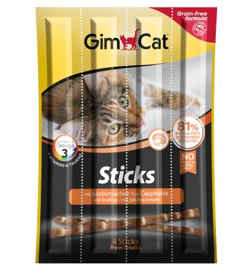 Gimcat Deniz Taraklı Kedi Ödül Çubuğu 4'lü 20 gr