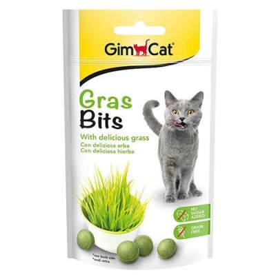 Gimcat Sindirim Destekli Çimen Aromalı Kedi Ödül Tableti 50 gr