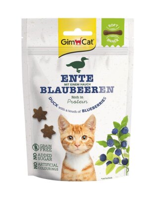 Gimcat Ördekli Yaban Mersinli Tahılsız Yumuşak Kedi Ödülü 60 gr