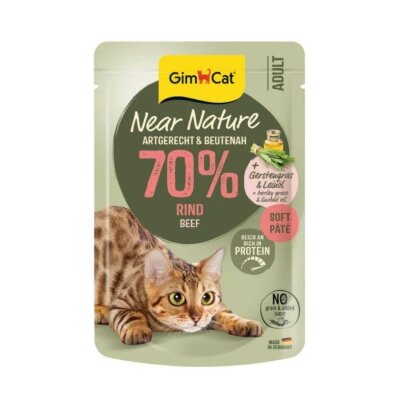 Sığırlı Tahılsız Yetişkin Yaş Kedi Konservesi, 85 gr