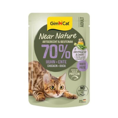 Tavuk ve Ördekli Tahılsız Yetişkin Kedi Konservesi, 85 gr