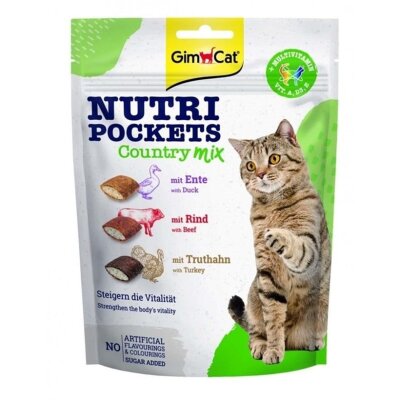 Gimcat Country Mix Multivitaminli İçi Dolu Kedi Ödülü 150 gr