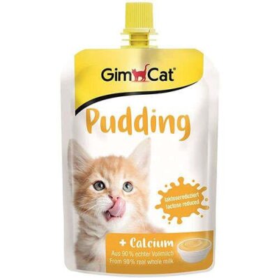 Gimcat Kalsiyum İlaveli Laktozu Azaltılmış Kedi Pudingi 150 gr