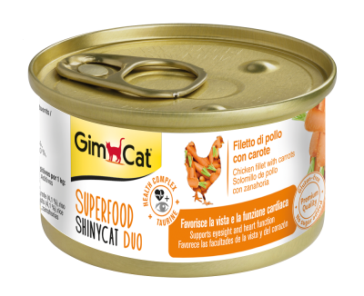 GimCat Tavuk Filetolu ve Havuçlu Kedi Maması 70 gr