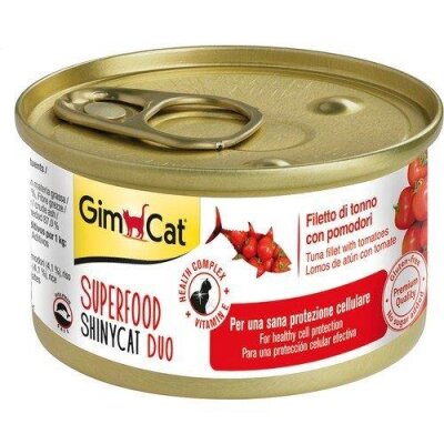 GimCat Ton Balığı Filetolu ve Domatesli Kedi Maması 70 gr