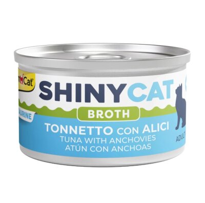 Gimcat Shinycat Sosta Ançüezli Ton Balıklı Kedi Konservesi 70 gr