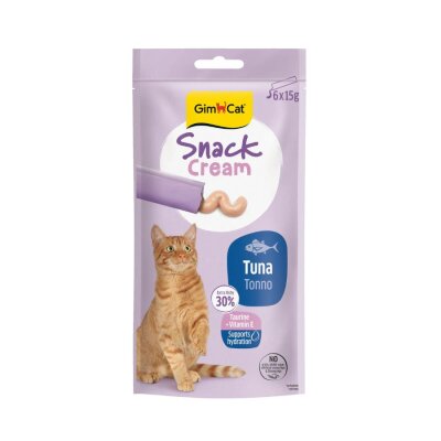 GimCat Snack Cream Ton Balıklı Kedi Ödülü 6x15 gr