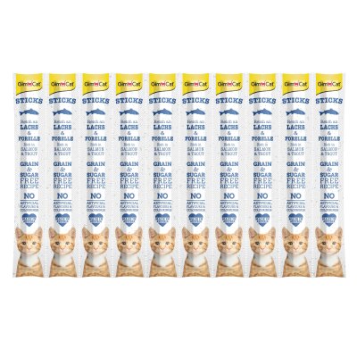 GimCat Somon Alabalıklı Çubuk Kedi Ödülü 50 gr x 10
