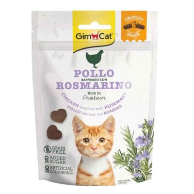 Gimcat Tavuklu Biberiyeli Tahılsız Çıtır Kedi Ödülü 60 gr