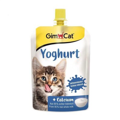 GimCat Laktozu Azaltılmış Kremamsı Yoğurt Kedi Ödülü 150 gr