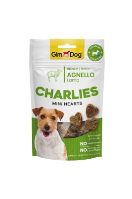 GimDog Tahılsız Kuzu Etli Kalp Köpek Ödülü (70 gr)