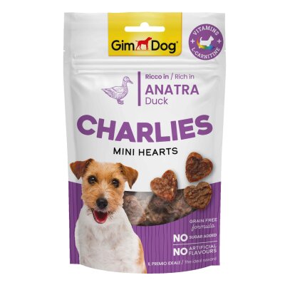 Gimdog Charlies Tahılsız Ördekli Kalp Köpek Ödülü 70 gr