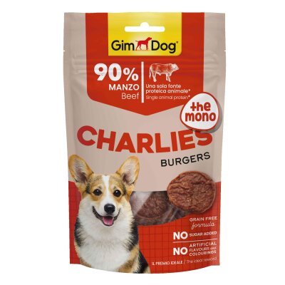 GimDog Charlies %90 Sığır Etli Burger Köpek Ödülü 70 gr