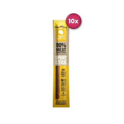 Gimdog Sport Sticks Tahılsız Hindi Etli Köpek Ödül Çubuğu 10 Adet