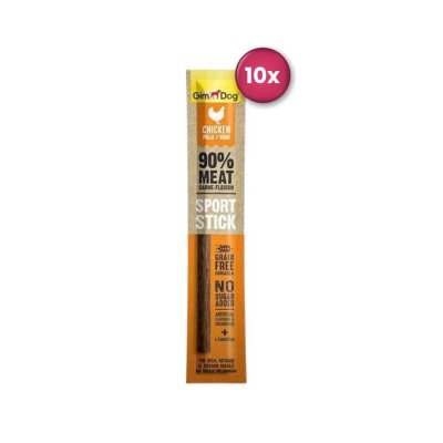Gimdog Sport Sticks Tahılsız Tavuk Etli Köpek Ödül Çubuğu 10 Adet