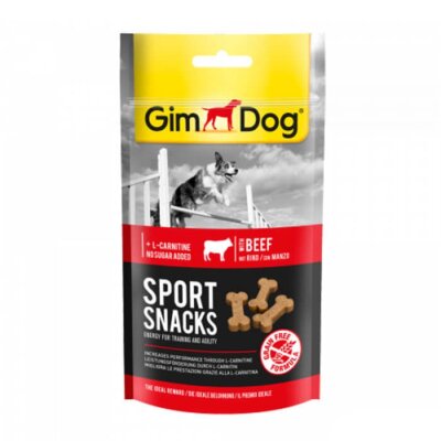 GimDog Sportsnacks Sığır Etli Köpek Eğitim Ödül Tableti 60 gr