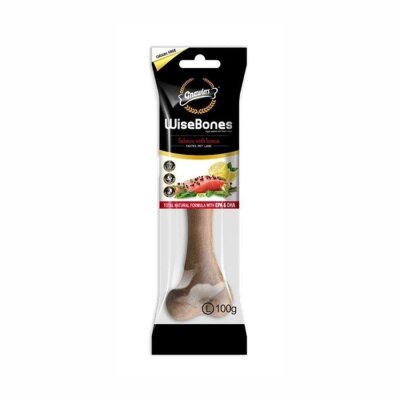 Gnawlers Wise Bone Somonlu Tahılsız Köpek Ödül Kemiği L 100 gr