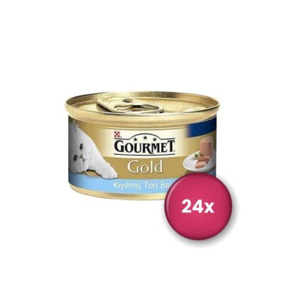 Yetişkin için Kıyılmış Ton Balıklı 24 x 85 gr Yaş Kedi Maması