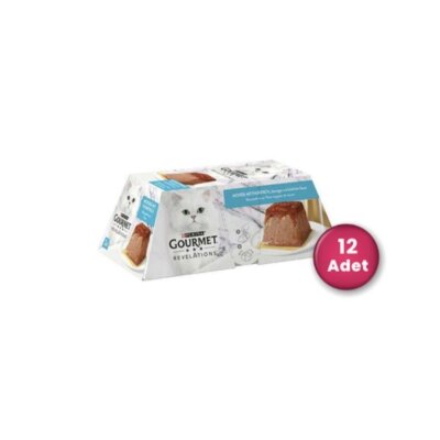Gourmet Gold Revelations Ton Balıklı Ezme Kedi Konservesi 12'li