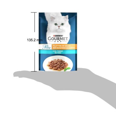 Gourmet Perle Soslu Izgara Ton Balıklı Kedi Konservesi 85 gr x 26 Adet