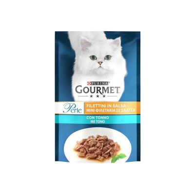 Gourmet Perle Soslu Izgara Ton Balıklı Yetişkin Kedi Konservesi 85 gr