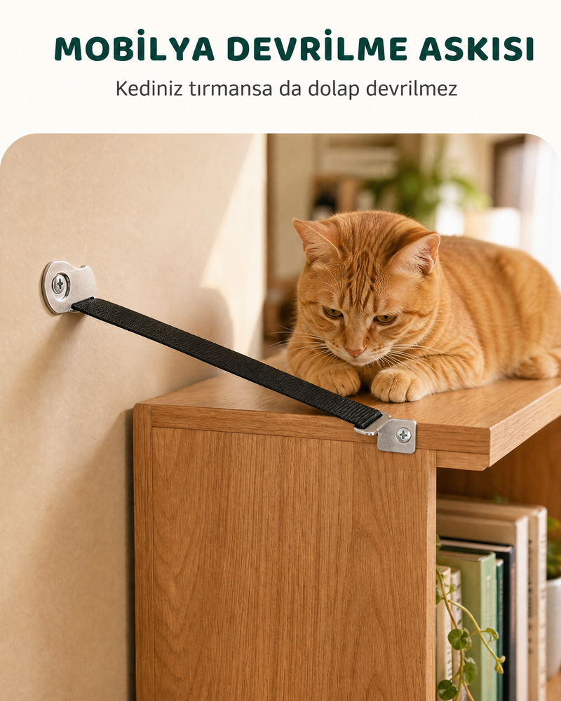 Güçlü Mobilya Devrilme Askısı