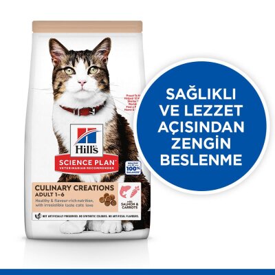 Somonlu ve Havuçlu Yetişkin Kedi Kuru Maması 1,5 kg