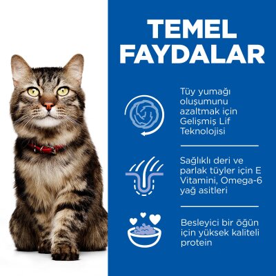Hill's Science Plan Tavuklu Tüy Yumağı Önleyici Kedi Maması 1,5 kg
