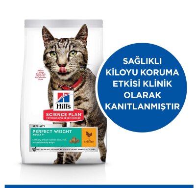 Hill's Science Plan İdeal Kilo Tavuklu Yetişkin Kedi Maması 2,5 kg