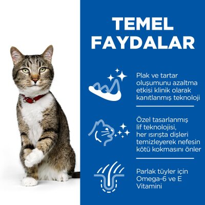 Hill's Ağız ve Diş Sağlığı Tavuklu Yetişkin Kedi Maması 1,5 kg